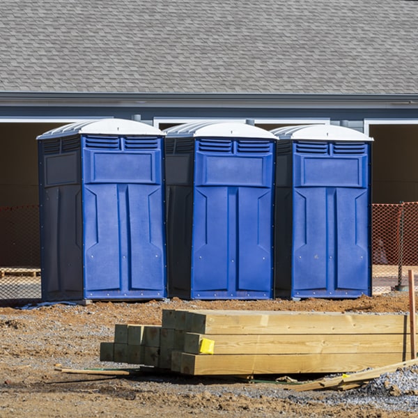 do you offer hand sanitizer dispensers inside the portable restrooms in Mount Hermon